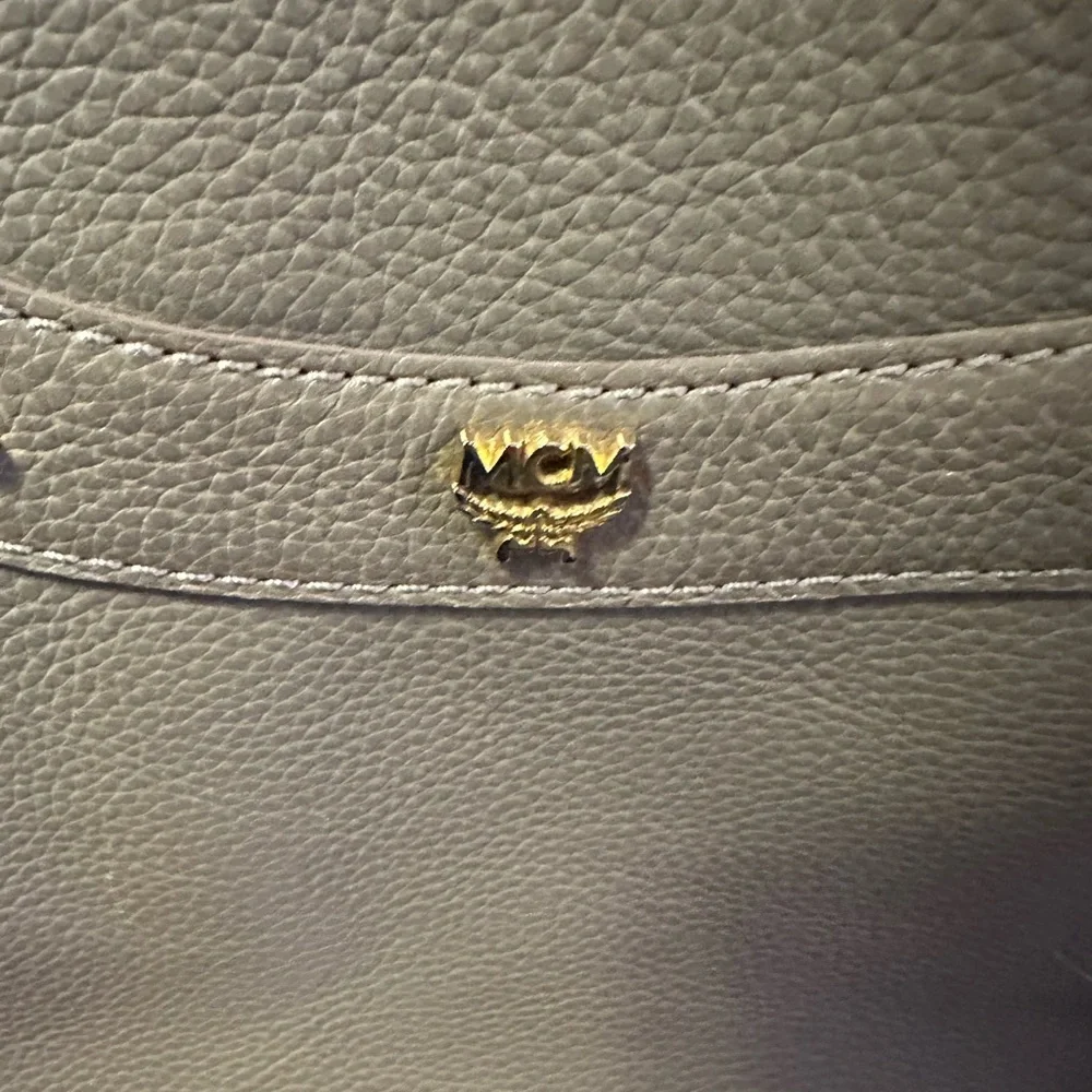 MCM zipper tote